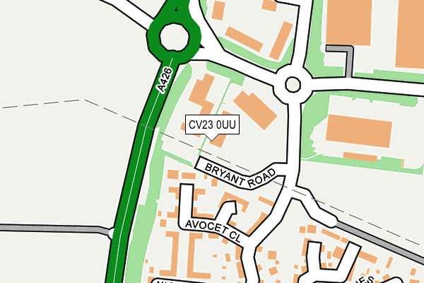 CV23 0UU map - OS OpenMap – Local (Ordnance Survey)