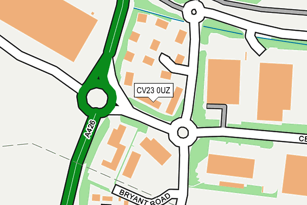 CV23 0UZ map - OS OpenMap – Local (Ordnance Survey)