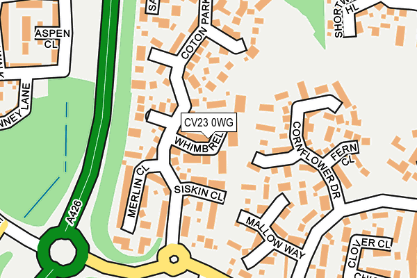 CV23 0WG map - OS OpenMap – Local (Ordnance Survey)