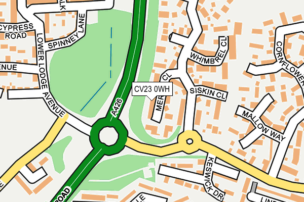 CV23 0WH map - OS OpenMap – Local (Ordnance Survey)