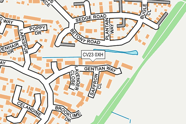 CV23 0XH map - OS OpenMap – Local (Ordnance Survey)