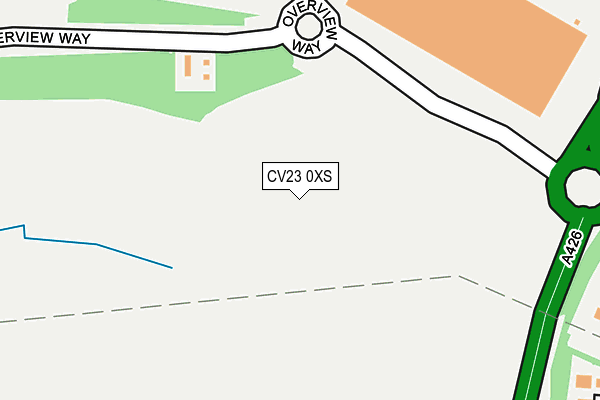 CV23 0XS map - OS OpenMap – Local (Ordnance Survey)