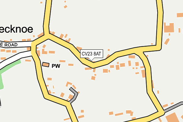 CV23 8AT map - OS OpenMap – Local (Ordnance Survey)