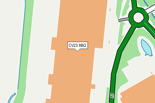 CV23 8BQ map - OS OpenMap – Local (Ordnance Survey)