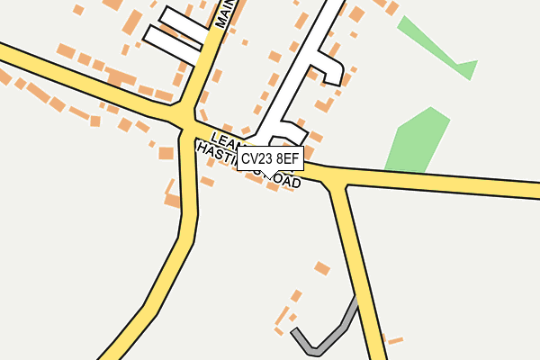 CV23 8EF map - OS OpenMap – Local (Ordnance Survey)