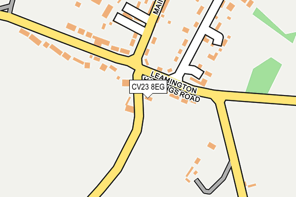 CV23 8EG map - OS OpenMap – Local (Ordnance Survey)