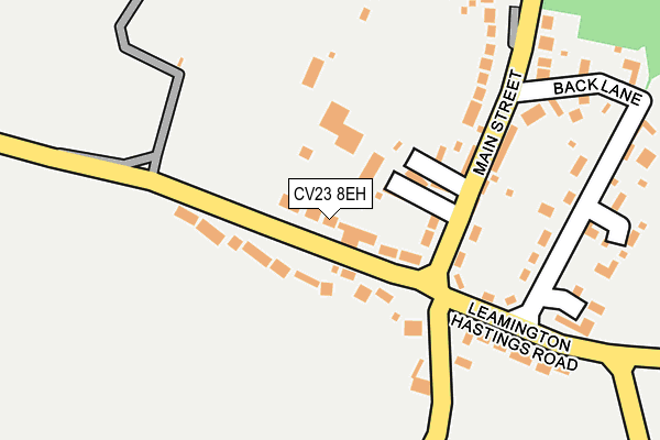 CV23 8EH map - OS OpenMap – Local (Ordnance Survey)