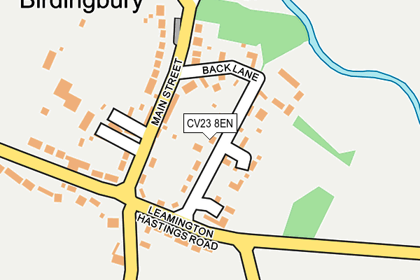 CV23 8EN map - OS OpenMap – Local (Ordnance Survey)
