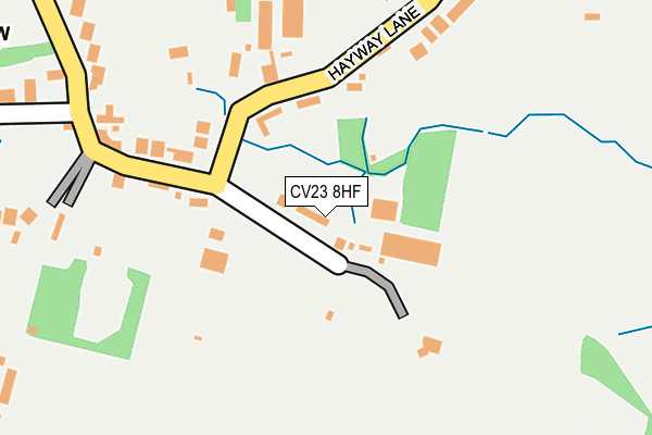 CV23 8HF map - OS OpenMap – Local (Ordnance Survey)