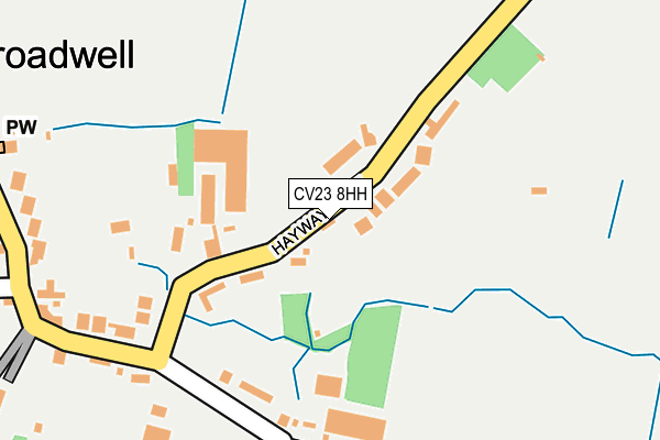 CV23 8HH map - OS OpenMap – Local (Ordnance Survey)