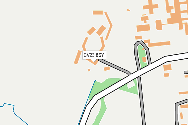 CV23 8SY map - OS OpenMap – Local (Ordnance Survey)