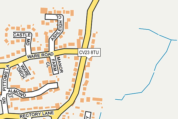 CV23 8TU map - OS OpenMap – Local (Ordnance Survey)