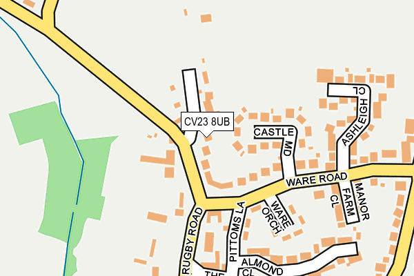 CV23 8UB map - OS OpenMap – Local (Ordnance Survey)