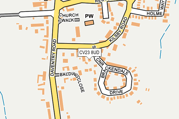 CV23 8UD map - OS OpenMap – Local (Ordnance Survey)