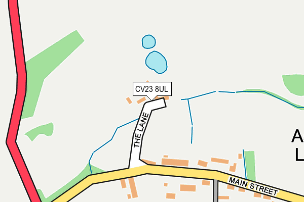 CV23 8UL map - OS OpenMap – Local (Ordnance Survey)