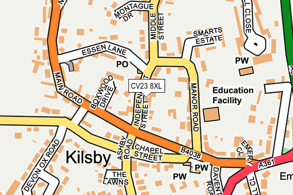 Map of MJS BI CONSULTING LTD at local scale