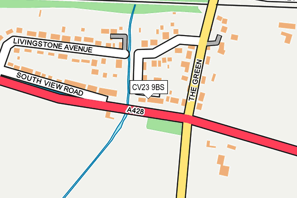CV23 9BS map - OS OpenMap – Local (Ordnance Survey)