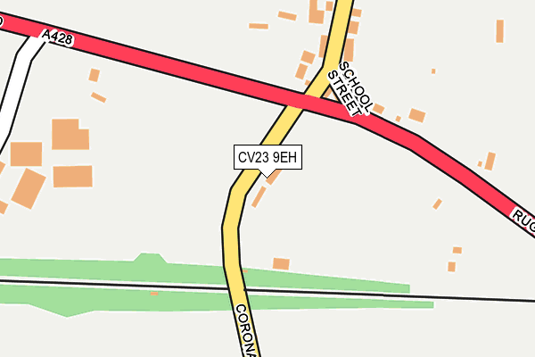 CV23 9EH map - OS OpenMap – Local (Ordnance Survey)