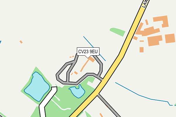 CV23 9EU map - OS OpenMap – Local (Ordnance Survey)
