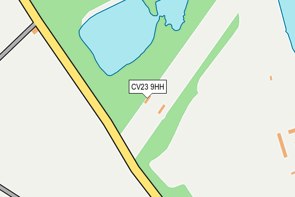 CV23 9HH map - OS OpenMap – Local (Ordnance Survey)