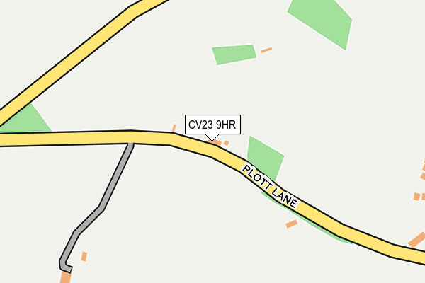 CV23 9HR map - OS OpenMap – Local (Ordnance Survey)