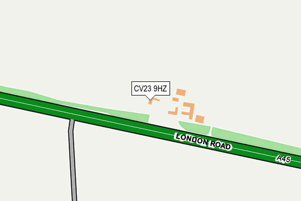 CV23 9HZ map - OS OpenMap – Local (Ordnance Survey)