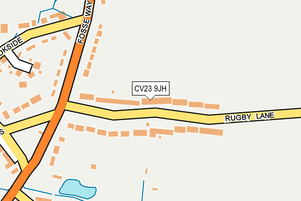 CV23 9JH map - OS OpenMap – Local (Ordnance Survey)