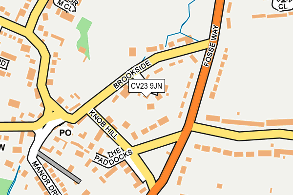 CV23 9JN map - OS OpenMap – Local (Ordnance Survey)