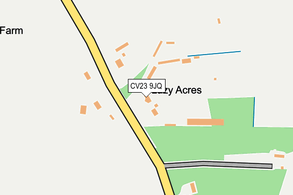 CV23 9JQ map - OS OpenMap – Local (Ordnance Survey)