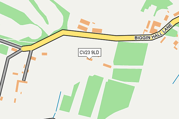 CV23 9LD map - OS OpenMap – Local (Ordnance Survey)