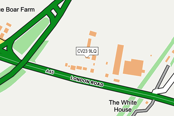 CV23 9LQ map - OS OpenMap – Local (Ordnance Survey)