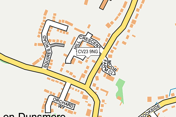 CV23 9NG map - OS OpenMap – Local (Ordnance Survey)