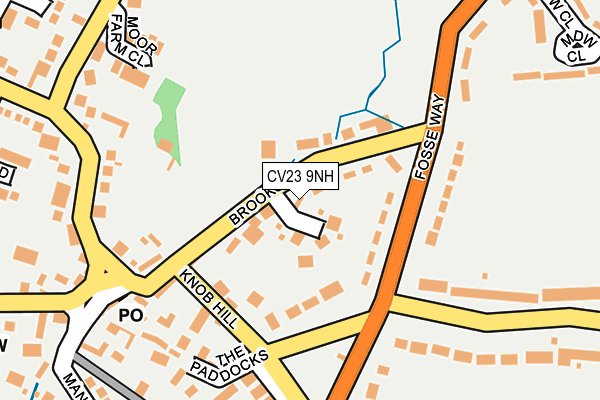 CV23 9NH map - OS OpenMap – Local (Ordnance Survey)