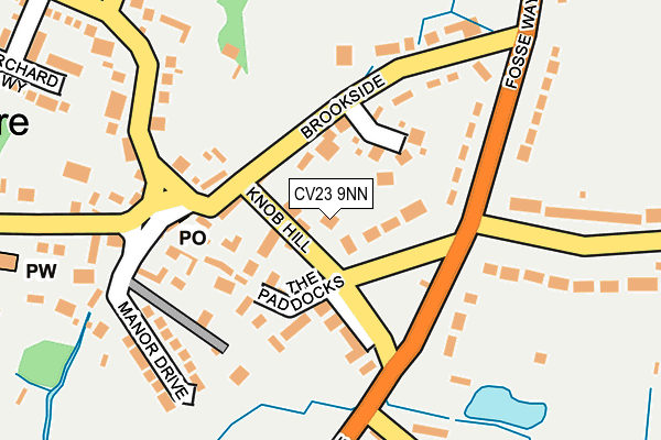 CV23 9NN map - OS OpenMap – Local (Ordnance Survey)