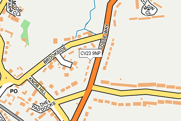 CV23 9NP map - OS OpenMap – Local (Ordnance Survey)