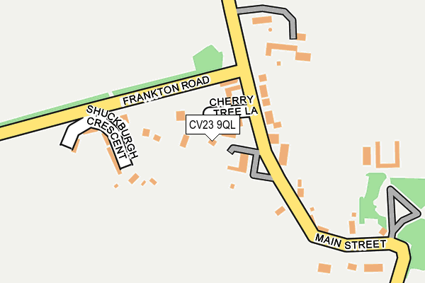 CV23 9QL map - OS OpenMap – Local (Ordnance Survey)
