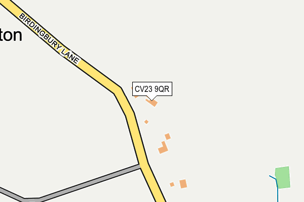 CV23 9QR map - OS OpenMap – Local (Ordnance Survey)