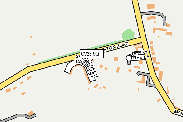 CV23 9QT map - OS OpenMap – Local (Ordnance Survey)