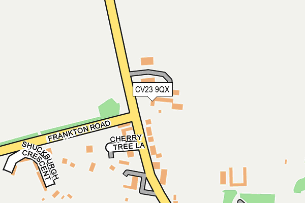 CV23 9QX map - OS OpenMap – Local (Ordnance Survey)
