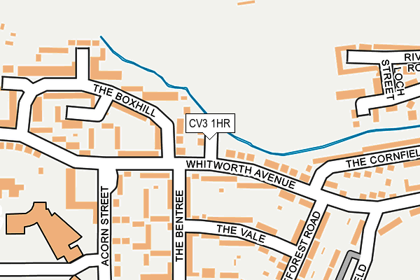 CV3 1HR map - OS OpenMap – Local (Ordnance Survey)