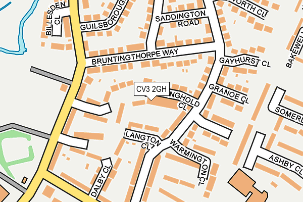 CV3 2GH map - OS OpenMap – Local (Ordnance Survey)