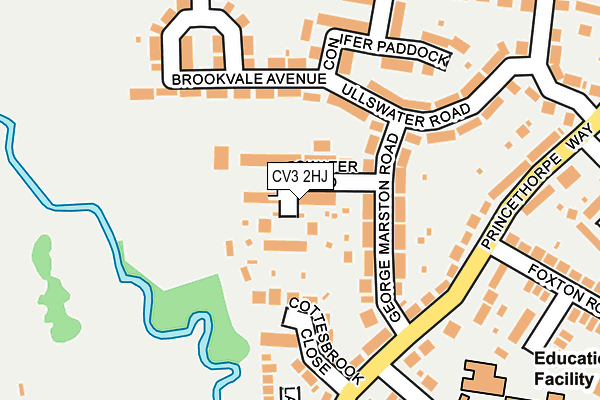 CV3 2HJ map - OS OpenMap – Local (Ordnance Survey)