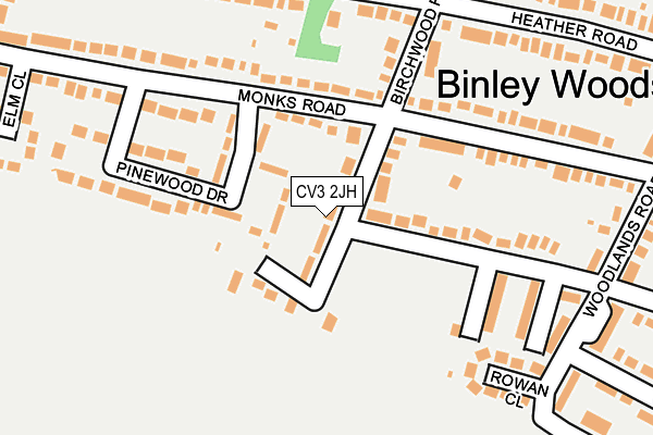 Map of LAVEY CONSTRUCTION LTD at local scale