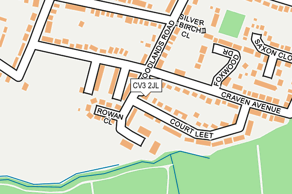 Map of SALON 39 (COVENTRY) LTD at local scale