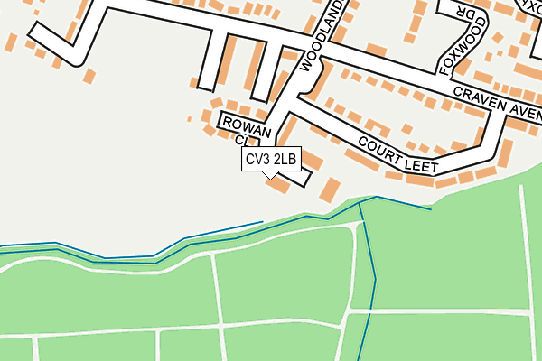 CV3 2LB map - OS OpenMap – Local (Ordnance Survey)