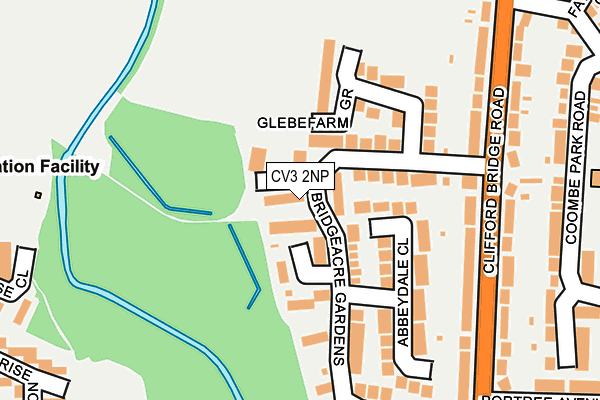 CV3 2NP map - OS OpenMap – Local (Ordnance Survey)