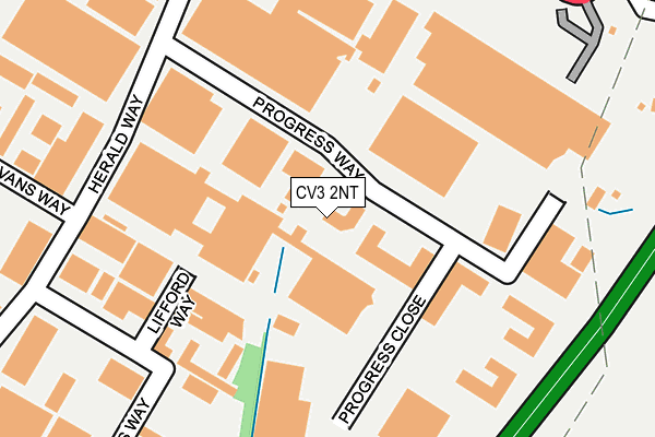 CV3 2NT map - OS OpenMap – Local (Ordnance Survey)