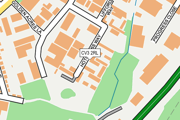 CV3 2RL map - OS OpenMap – Local (Ordnance Survey)