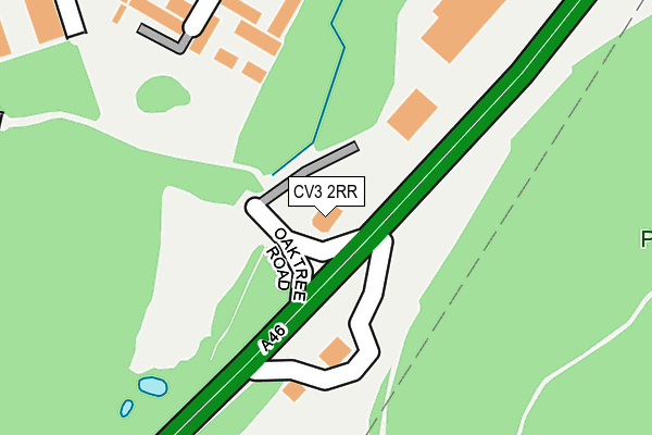 CV3 2RR map - OS OpenMap – Local (Ordnance Survey)