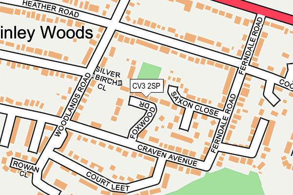 Map of FOXWOOD LETTINGS LIMITED at local scale